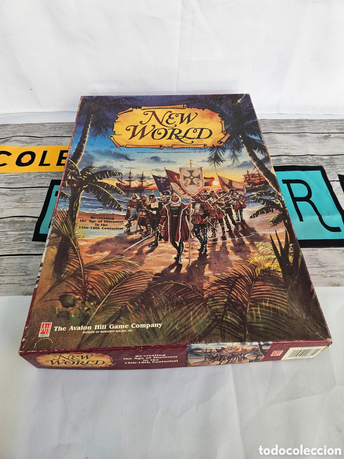 Juegos de mesa: JUEGO NEW WORLD. RE CREATING THE AHE OF DISCOVERY IN THE 15TH 18TH CENTURIES. GAMES OF STRATEGY AH