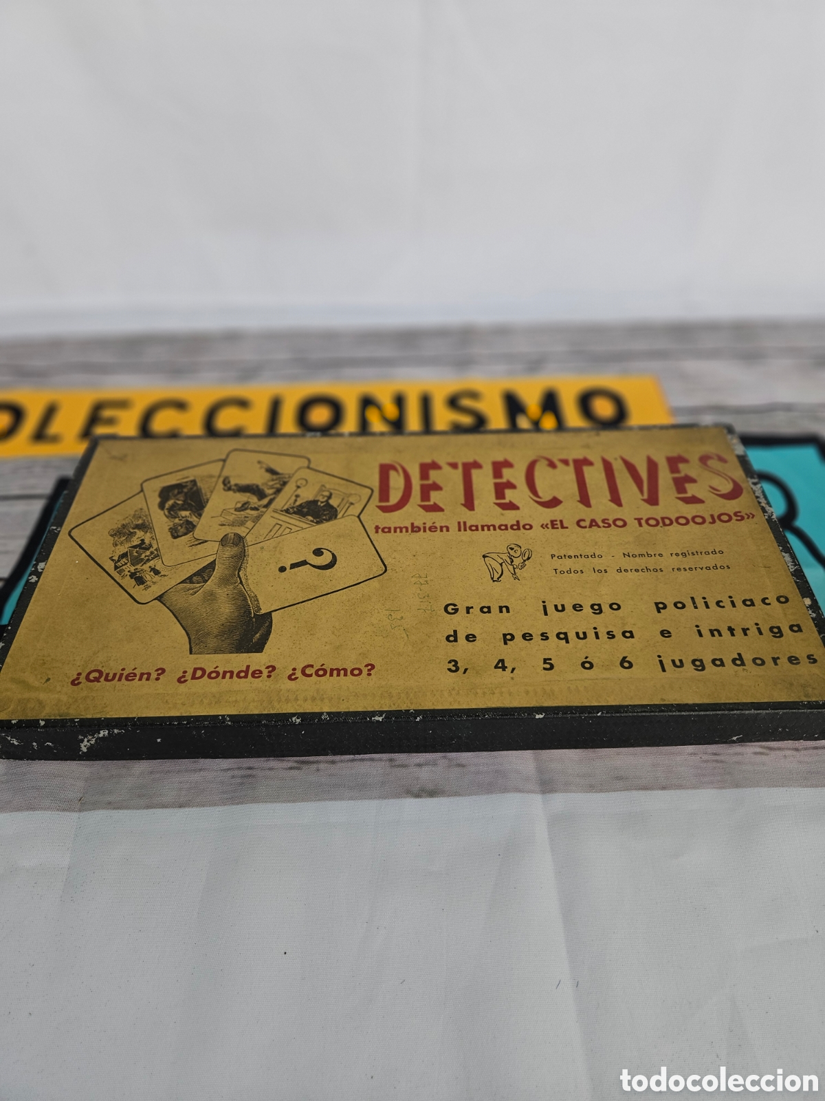 Juegos de mesa: JUEGO DE MESA DETECTIVES. EL CASO TODOOJOS. GRAN JUEGO POLICIACO DE PESQUISA E INTRIGA