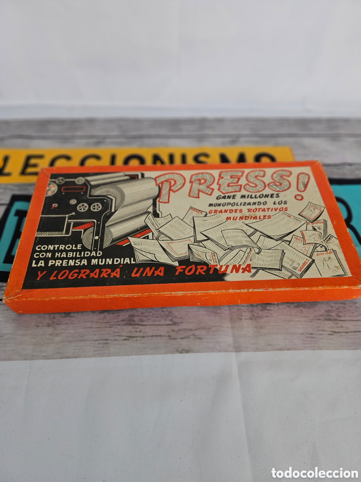 Juegos de mesa: JUEGO DE MESA PRESS. GANE MILLONES MONOPOLIZANDO LOS GRANDES ROTATIVOS MUNDIALES