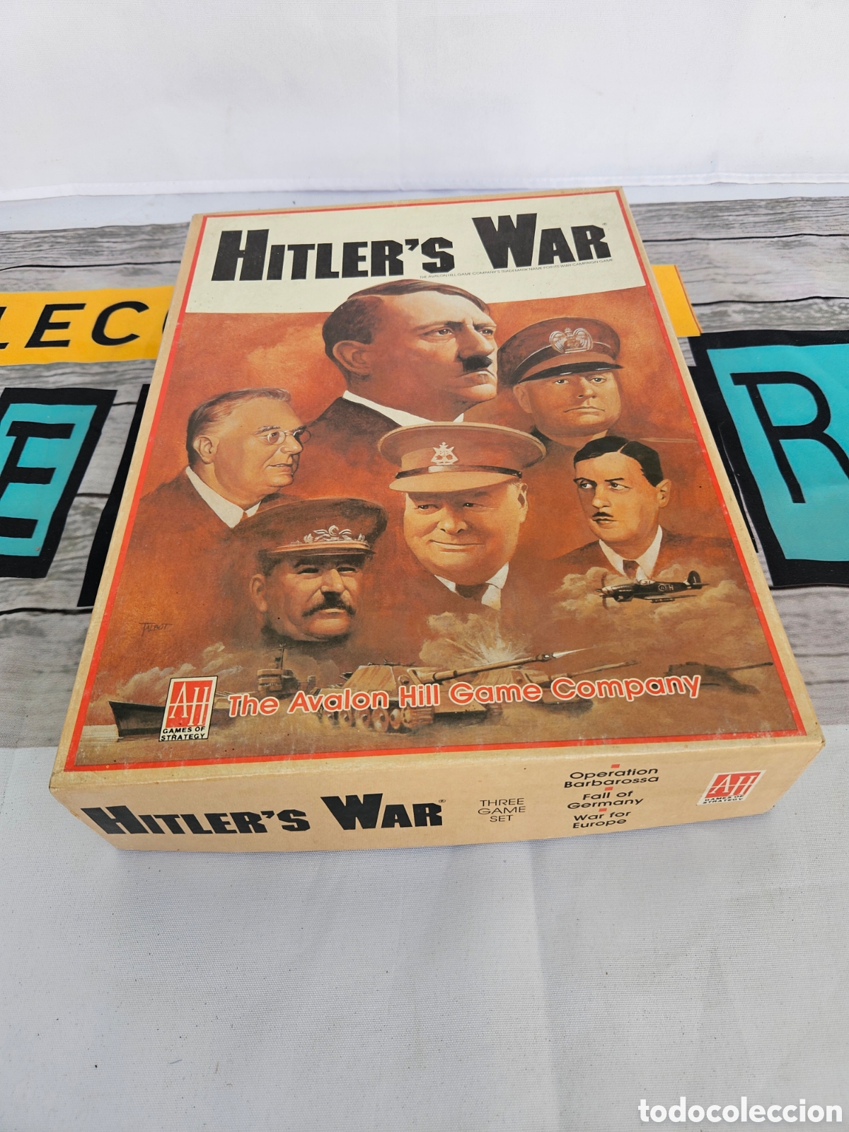 Juegos de mesa: JUEGO DE MESA HITLER'S WAR. OPERATION BARBAROSSA, FALL OF GERMANY, WAR FOR EUROPE. AH. THE AVALON...