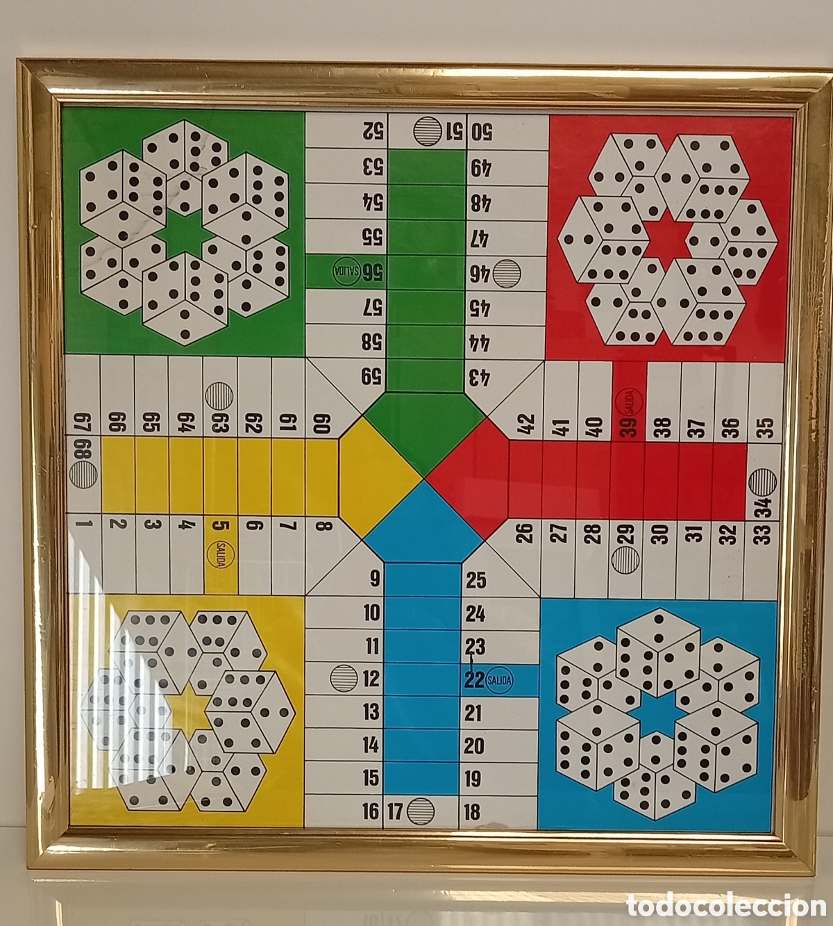Juegos de mesa: JUEGO DE PARCHIS CLASICO