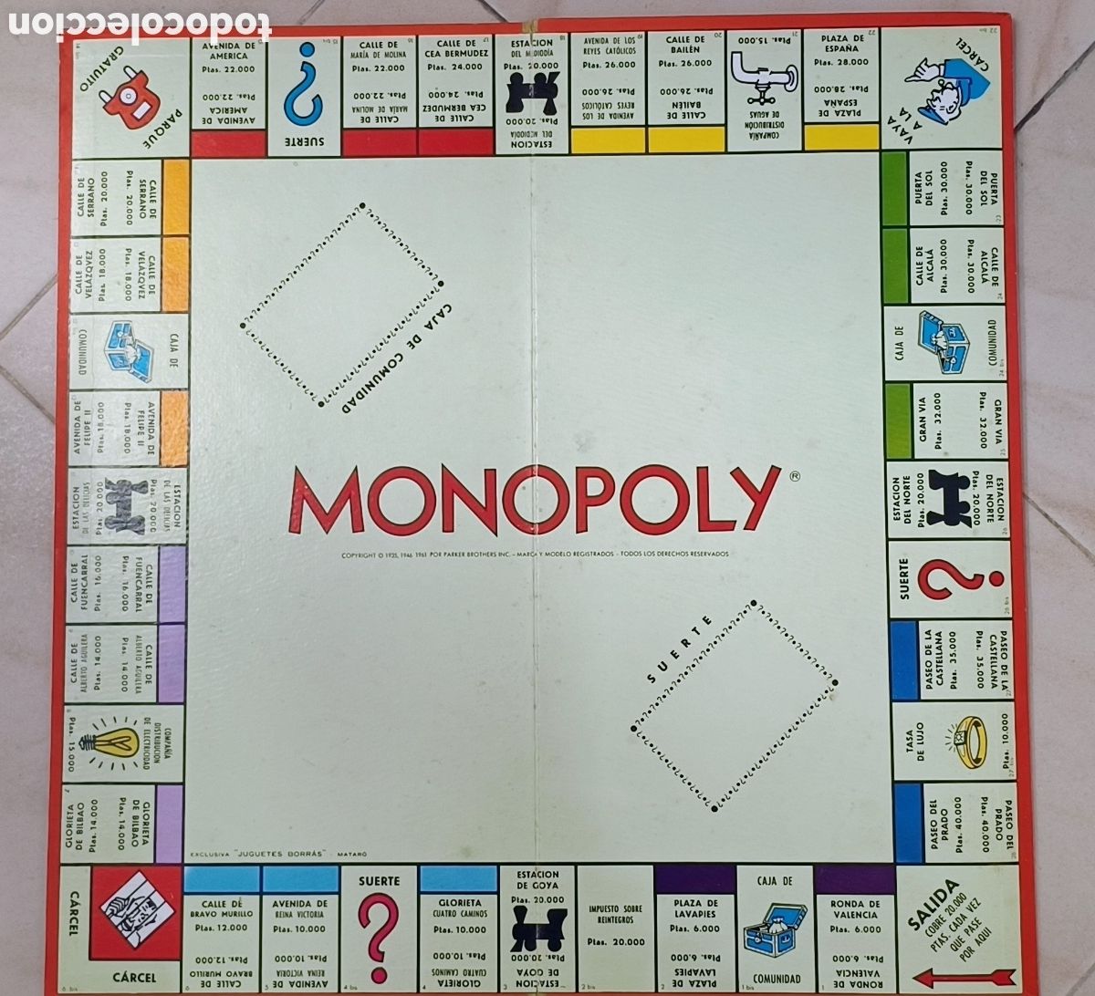 Juegos de mesa: Monopoly Borras 1969 con tablero de el Pal&eacute; - Foto 3