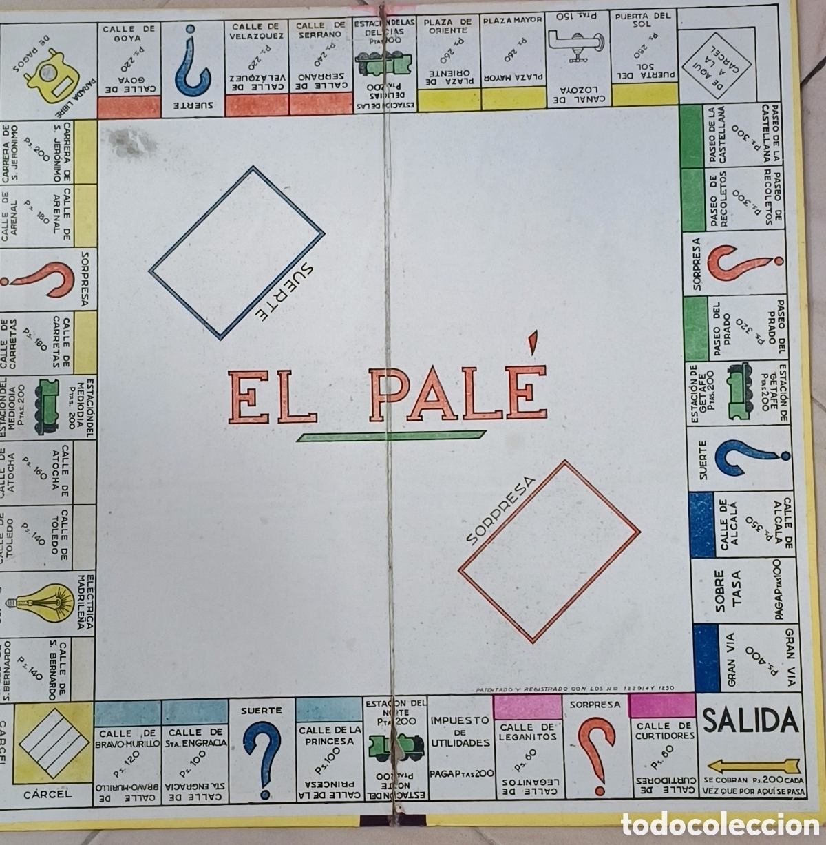 Juegos de mesa: Monopoly Borras 1969 con tablero de el Pal&eacute; - Foto 4