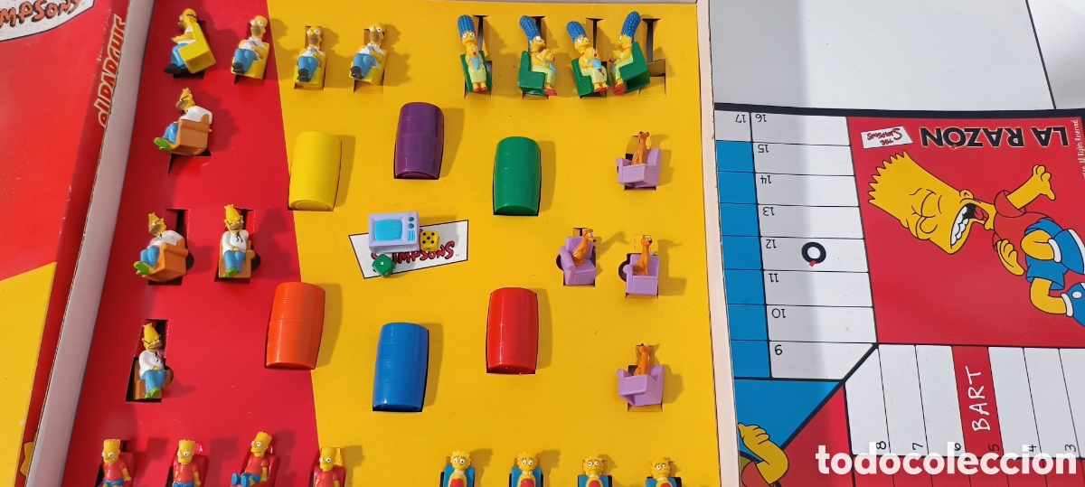Juegos de mesa: Parch&iacute;s de los Simpsons 2002