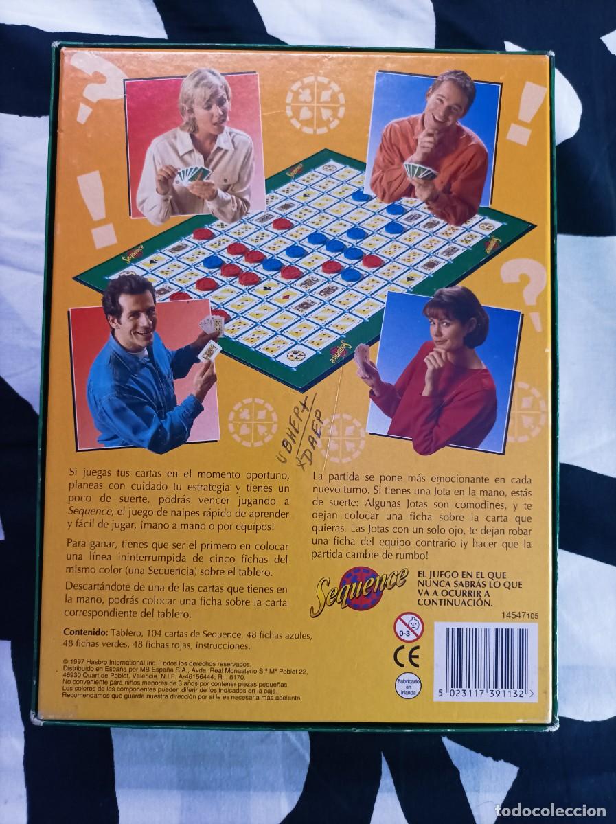 Juegos de mesa: Juego de mesa Sequence Parker versi&oacute;n 1997 - Foto 2