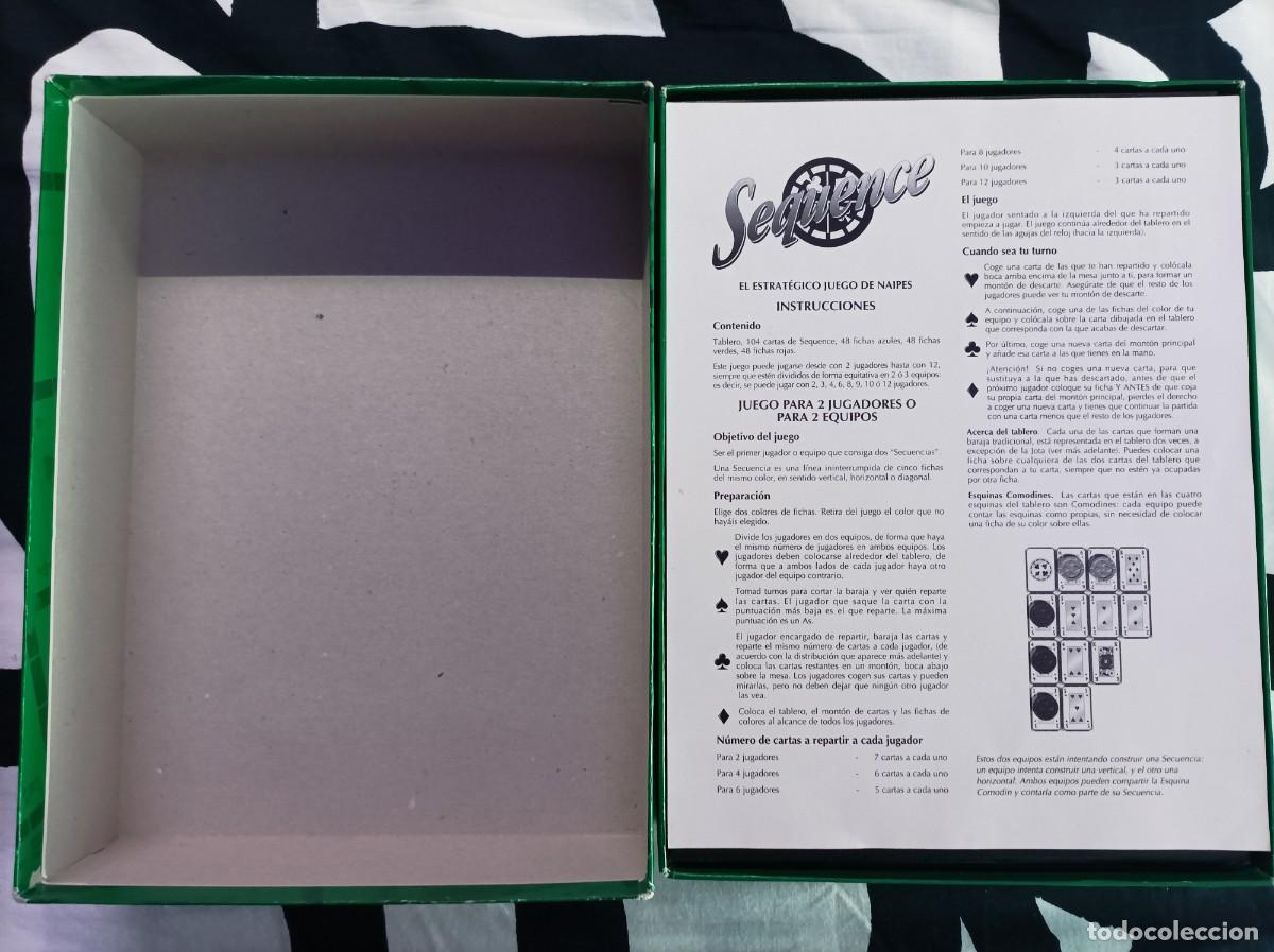 Juegos de mesa: Juego de mesa Sequence Parker versi&oacute;n 1997 - Foto 6