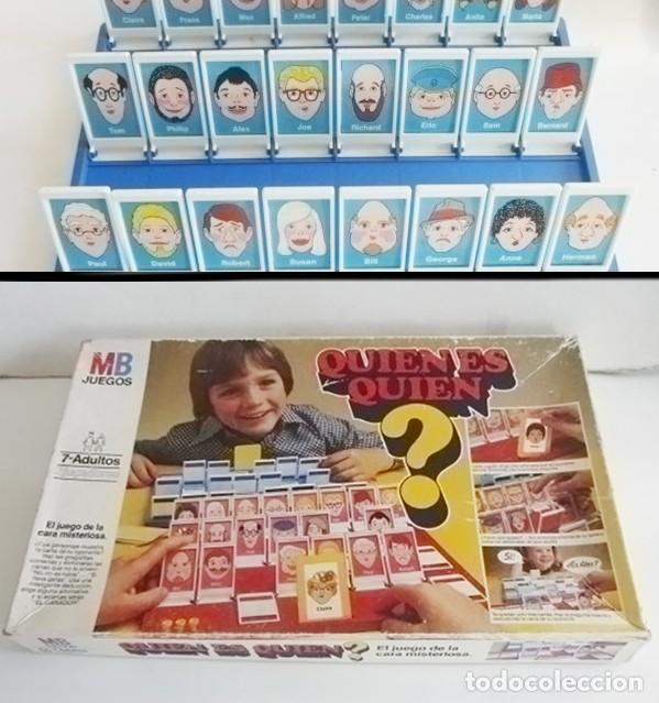 Juegos de mesa: QUI&Eacute;N ES QUI&Eacute;N ? - MB 1982 - JUEGO DE MESA CL&Aacute;SICO - A&Ntilde;OS 80 - VINTAGE - LEA DESCRIPCI&Oacute;N - JUGUETE