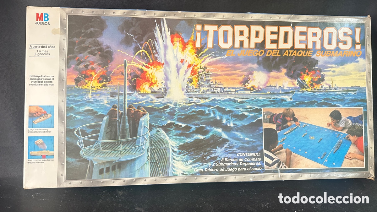 Juegos de mesa: Torpederos. El juego de ataque submarino.
