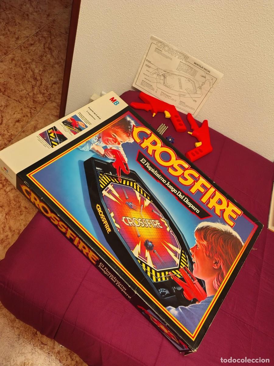 Juegos de mesa: Crossfire MB ref 4842 vintage a&ntilde;os 80 &ndash; Completo