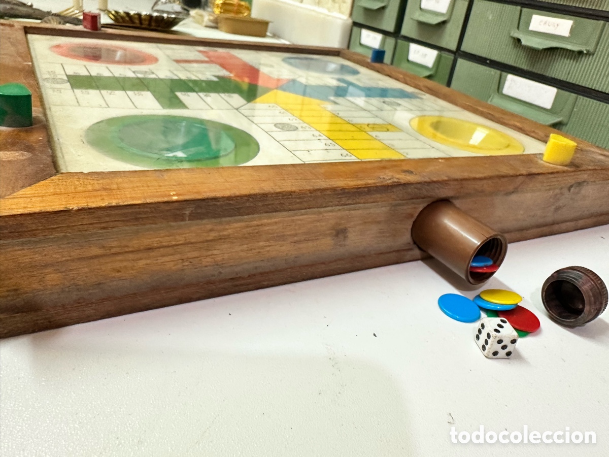 Juegos de mesa: Antiguo parches de madera - Foto 2