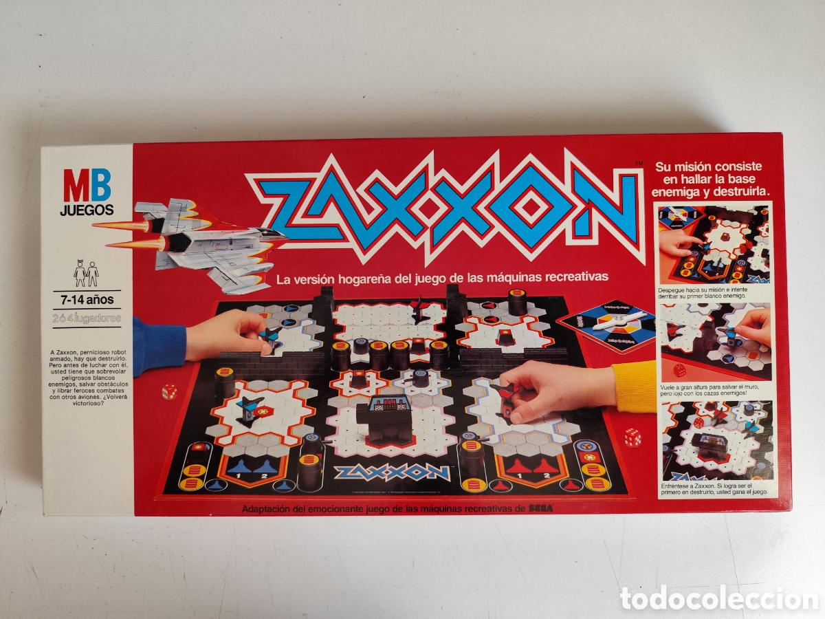 Juegos de mesa: Juego de Mesa Zaxxon, MB. A&ntilde;os 80