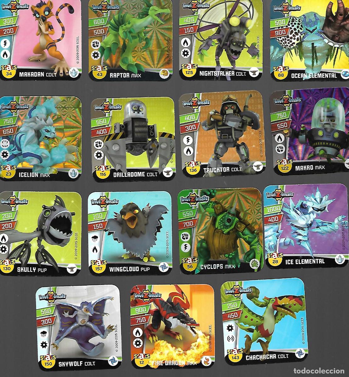 Juegos de mesa: peque&ntilde;a coleccion de fichas INVIZIMALS