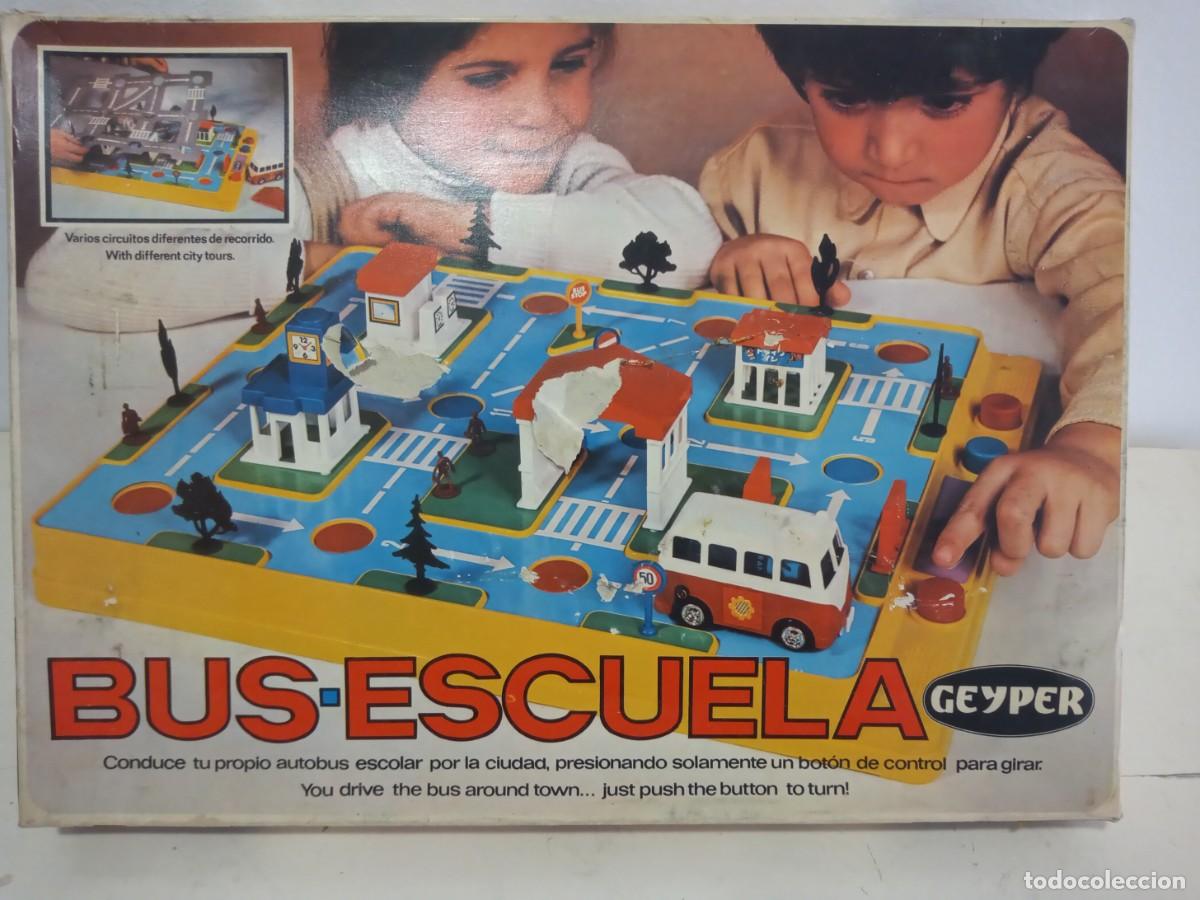 Juegos de mesa: BUS-ESCUELA GEYPER JUEGO DE MESA VINTAGE A&Ntilde;OS 70 COMPLETO