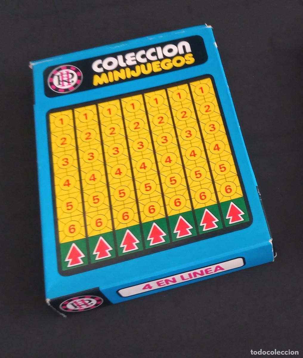 Juegos de mesa: 4 EN L&Iacute;NEA COLECCI&Oacute;N MINIJUEGOS RUIBAL A&Ntilde;OS 80