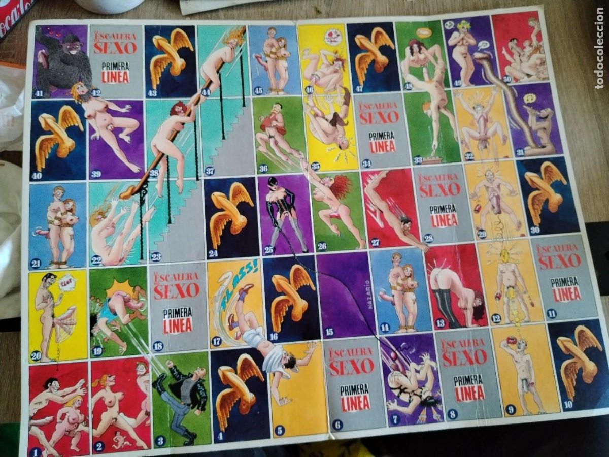 Juegos de mesa: La escalera del sexo -de la revista erotica primera L&iacute;nea