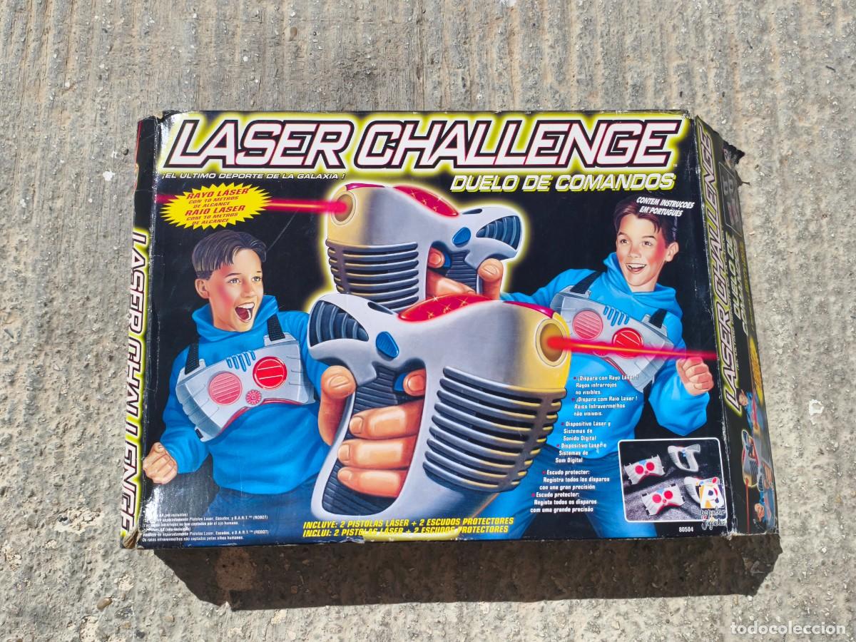 Juegos de mesa: Juego Laser Challenge - Duelo de Comandos (Vintage / Retro)