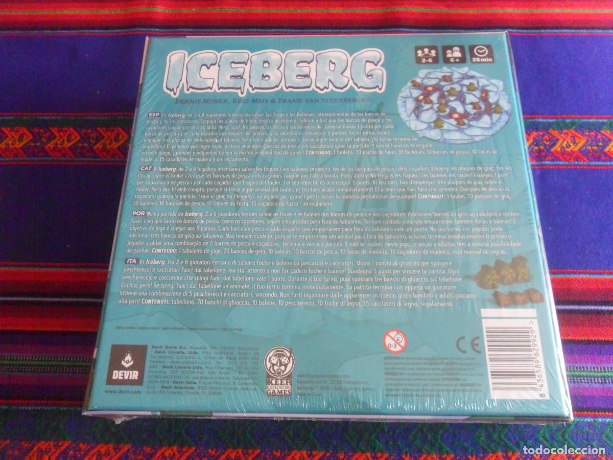 Juegos de mesa: PRECINTADO, ICEBERG. DEVIR 2022. JUEGO DE MESA. - Foto 6