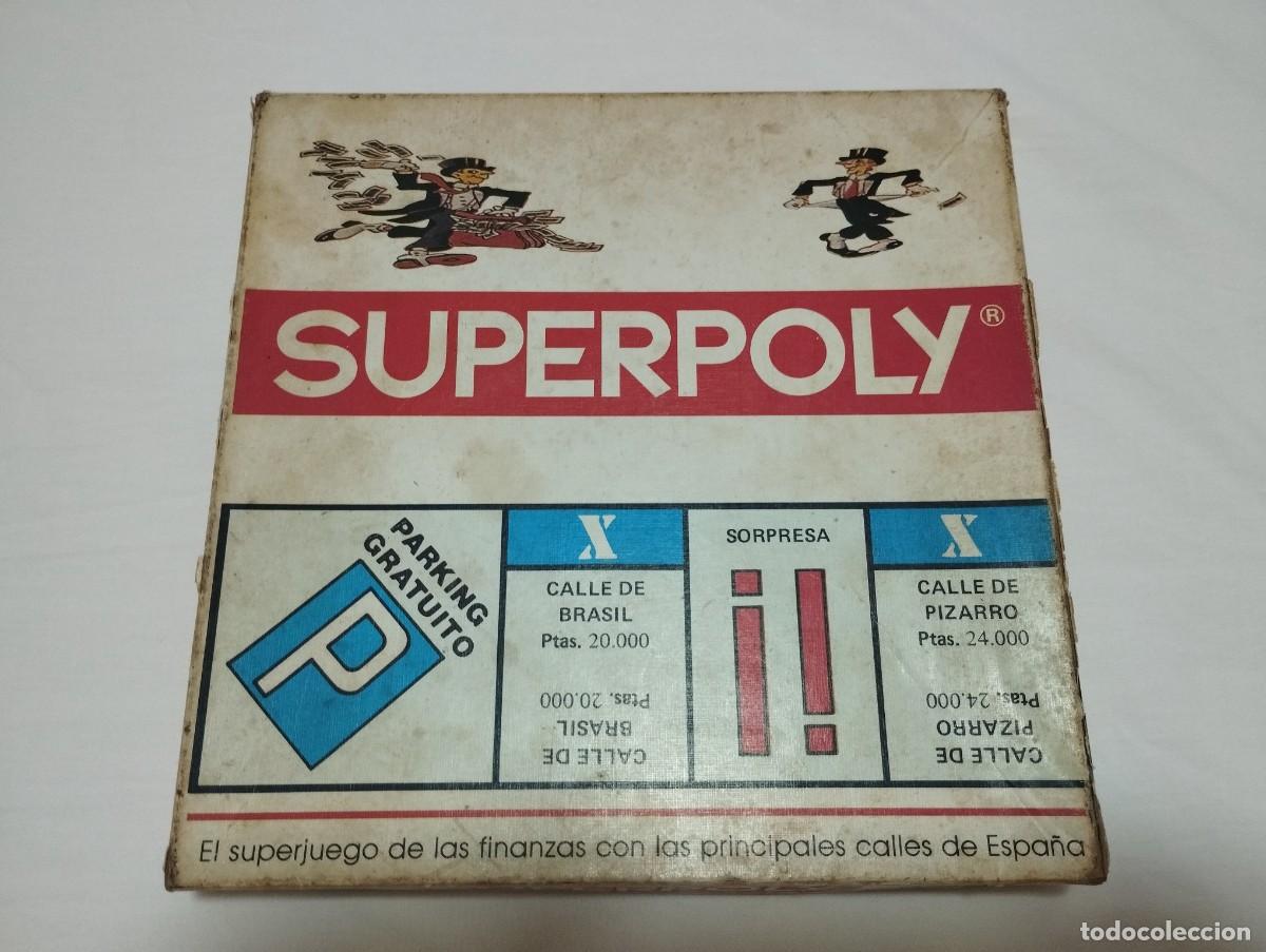 Juegos de mesa: Superpoly monopoly Incompleto a&ntilde;o 1989