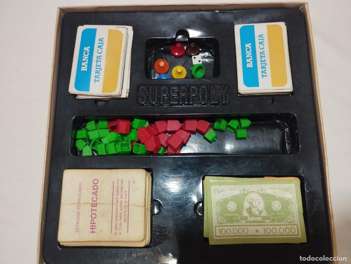 Juegos de mesa: Superpoly monopoly Incompleto a&ntilde;o 1989 - Foto 6