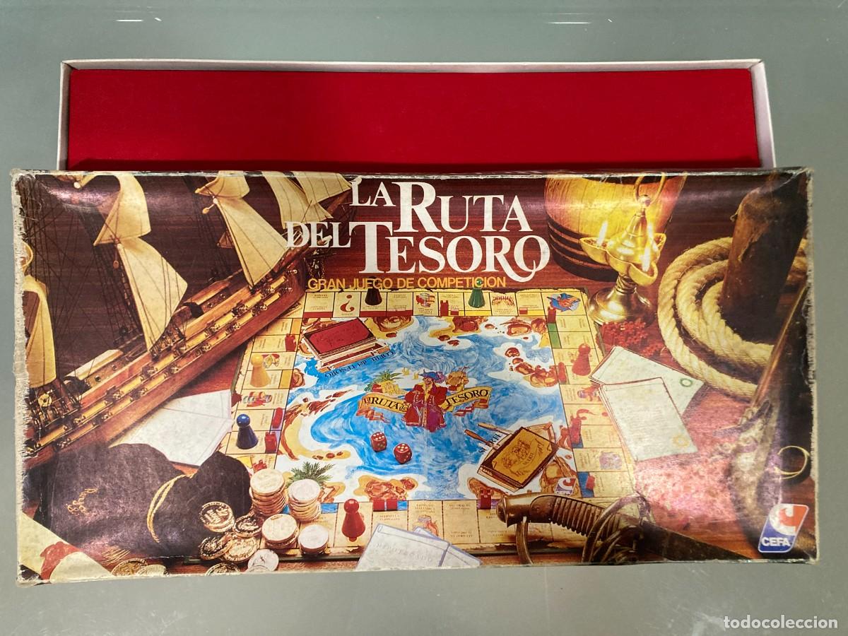 Juegos de mesa: Juego de mesa LA RUTA DEL TESORO - CAJA TAMA&Ntilde;O GRANDE - CEFA / Aparentemente COMPLETO