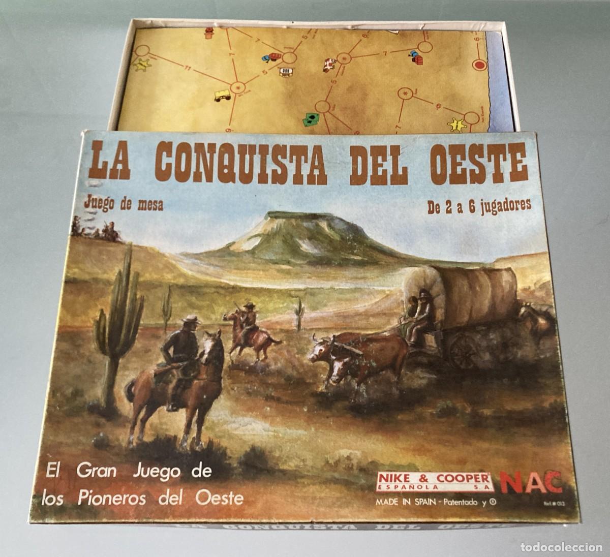 Juegos de mesa: JUEGO DE MESA LA CONQUISTA DEL OESTE - NAC ( NIKE & COOPER ) / Bastante completo