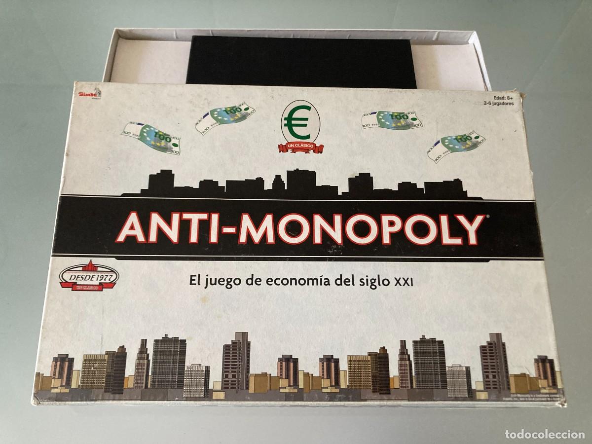 Juegos de mesa: JUEGO DE MESA ANTI-MONOPOLY - EL JUEGO DE ECONOMIA DEL SIGLO XXI - SIMBA / Incompleto