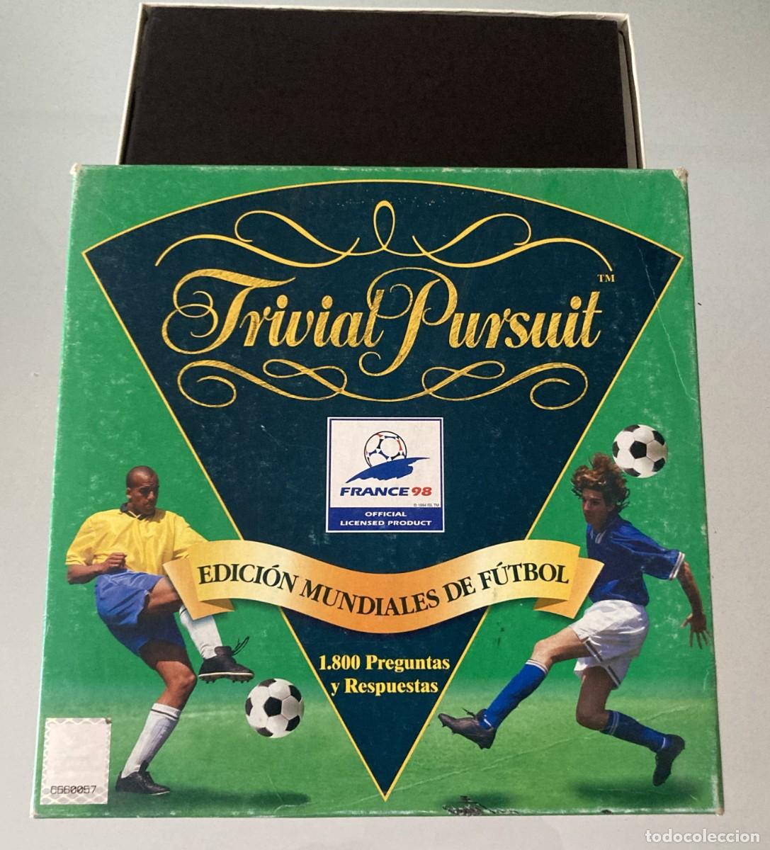 Juegos de mesa: JUEGO DE MESA TRIVIAL PURSUIT - EDICION MUNDIALES DE FUTBOL FRANCE 98 - PARKER / Incompleto