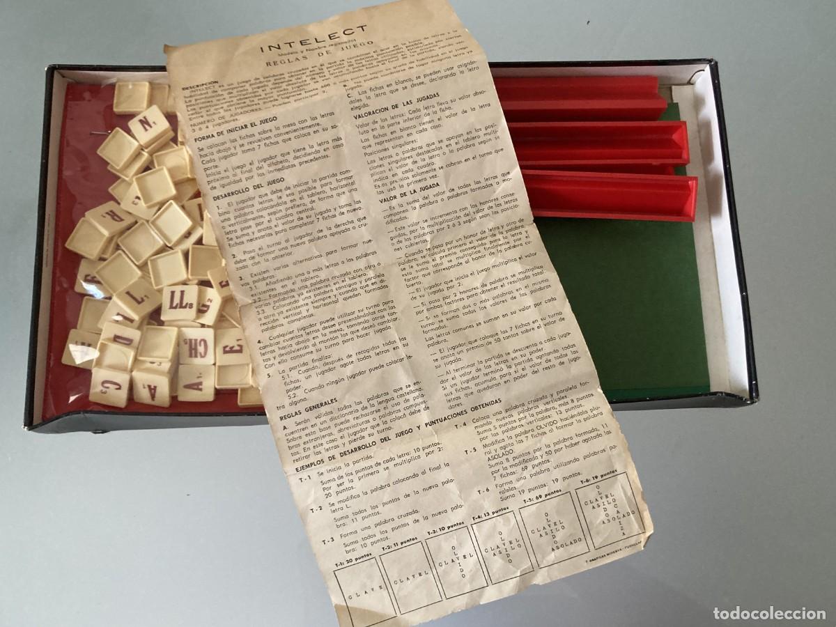 Juegos de mesa: JUEGO DE MESA INTELECT - CEFA (VERSION ESPA&Ntilde;OLA DEL SCRABBLE) / Casi completo - Foto 10