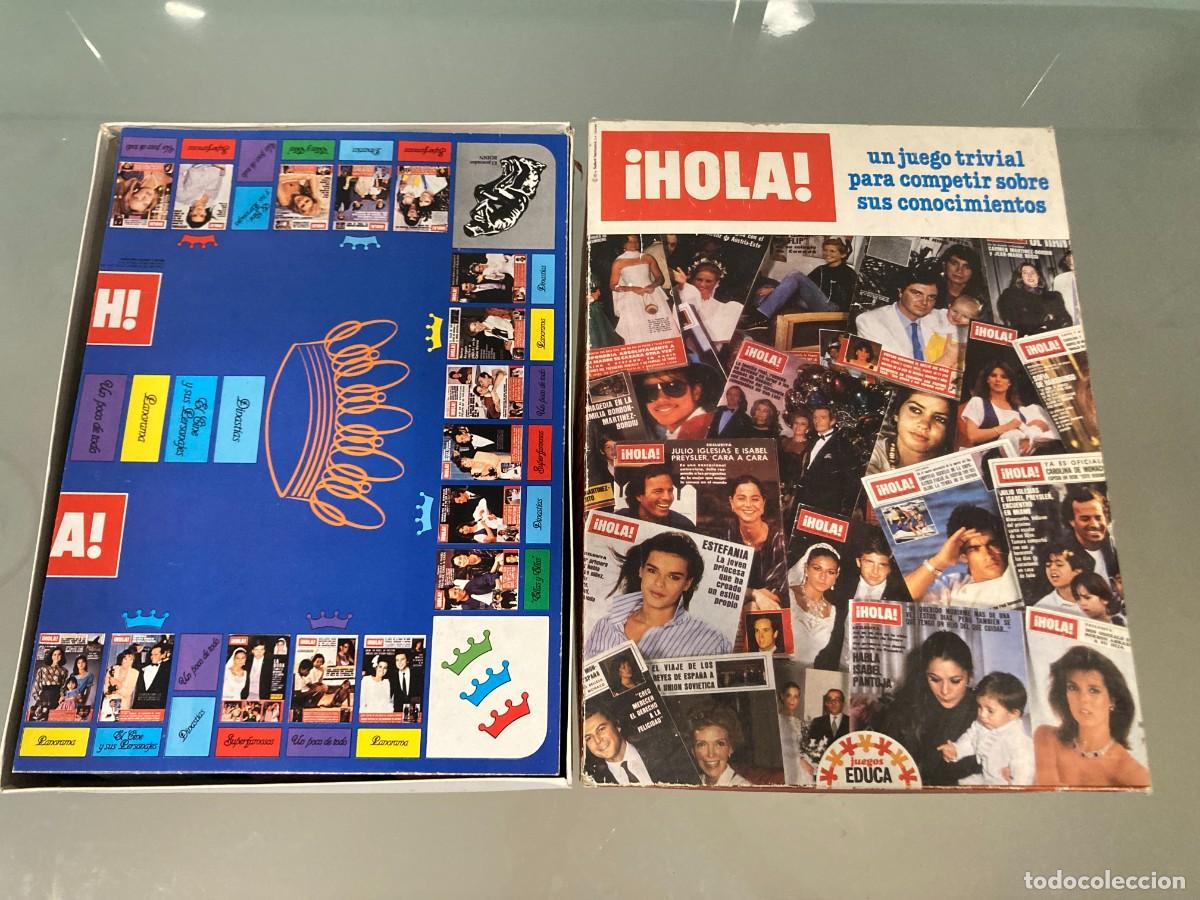Juegos de mesa: JUEGO DE MESA ESTILO TRIVIAL - REVISTA HOLA - 1985 - EDUCA / Completo