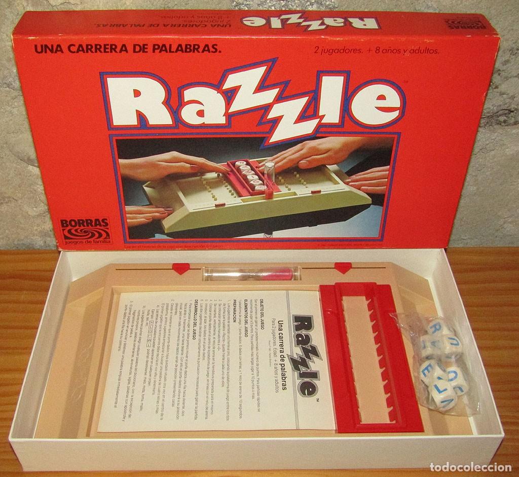 Juegos de mesa: ANTIGUO JUEGO DE MESA RAZZLE, DE BORRAS - NUEVO Y EN SU CAJA - COMPLETO - A&Ntilde;OS 70/80