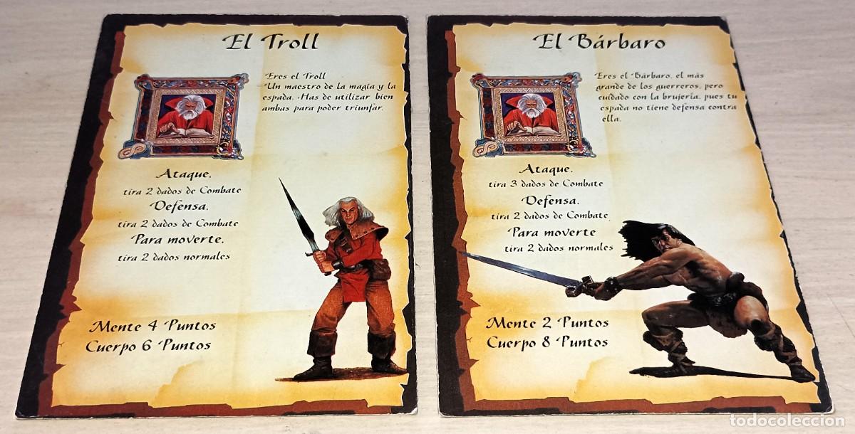 Juegos de mesa: HEROQUEST MB JUEGO DE MESA RECAMBIOS - LOTE PERSONAJES --- BOX01