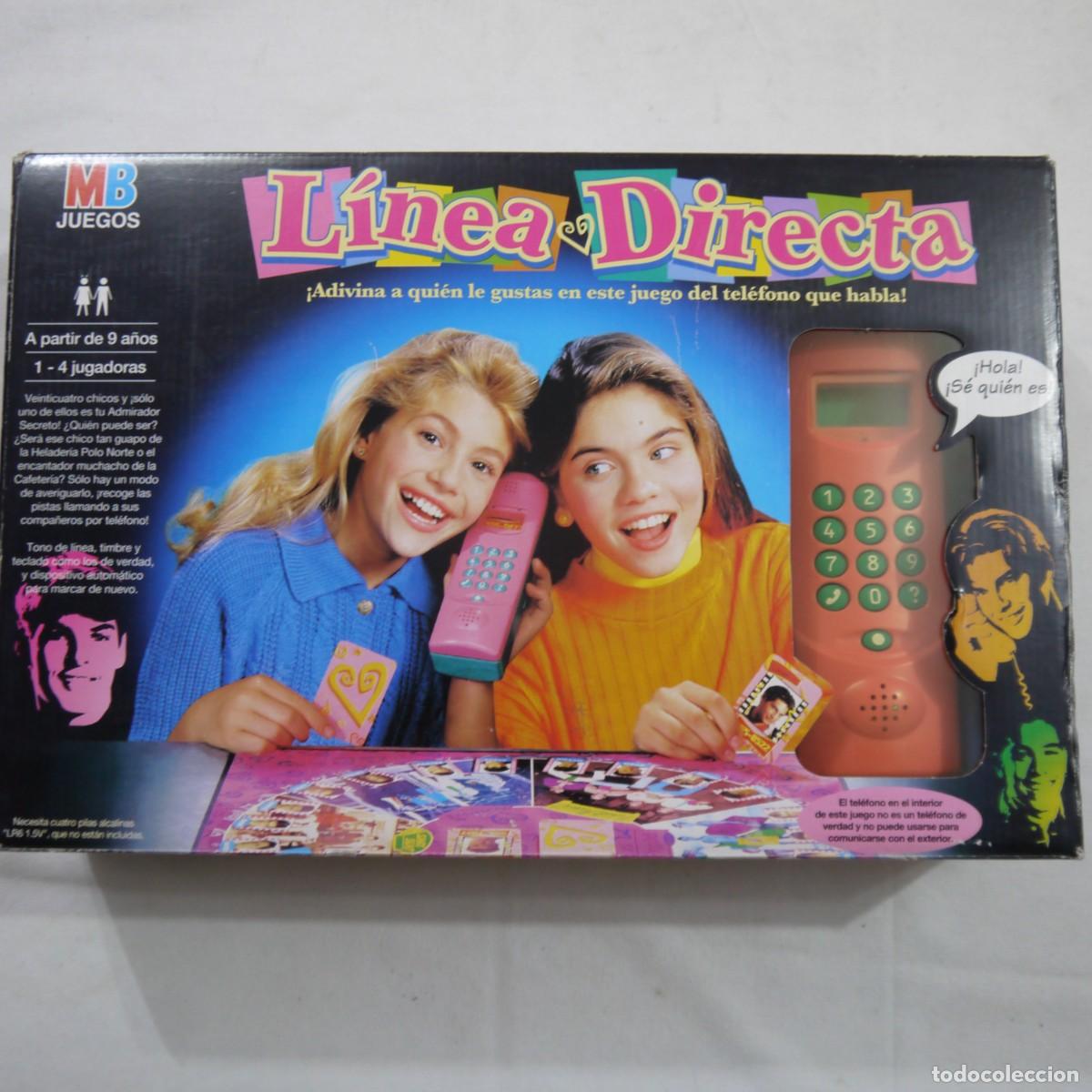 Juegos de mesa: L&Iacute;NEA DIRECTA - MB JUEGOS - 1996