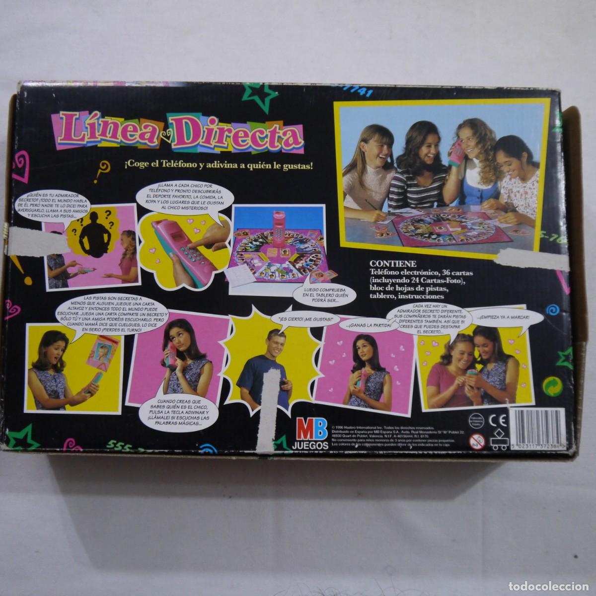 Juegos de mesa: L&Iacute;NEA DIRECTA - MB JUEGOS - 1996 - Foto 6