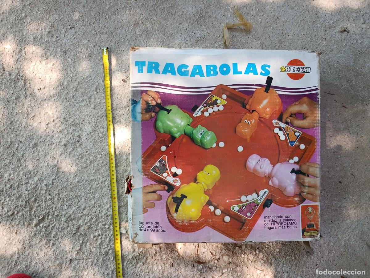 Juegos de mesa: antiguo juego tragabolas brekar nueva en caja de almac&eacute;n necesita aseo embalaje mal estado