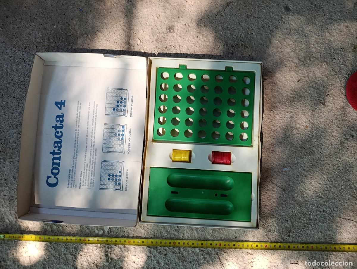 Juegos de mesa: antiguo juego de mesa de los primeros contacta 4 o conecta 4 completo sin uso
