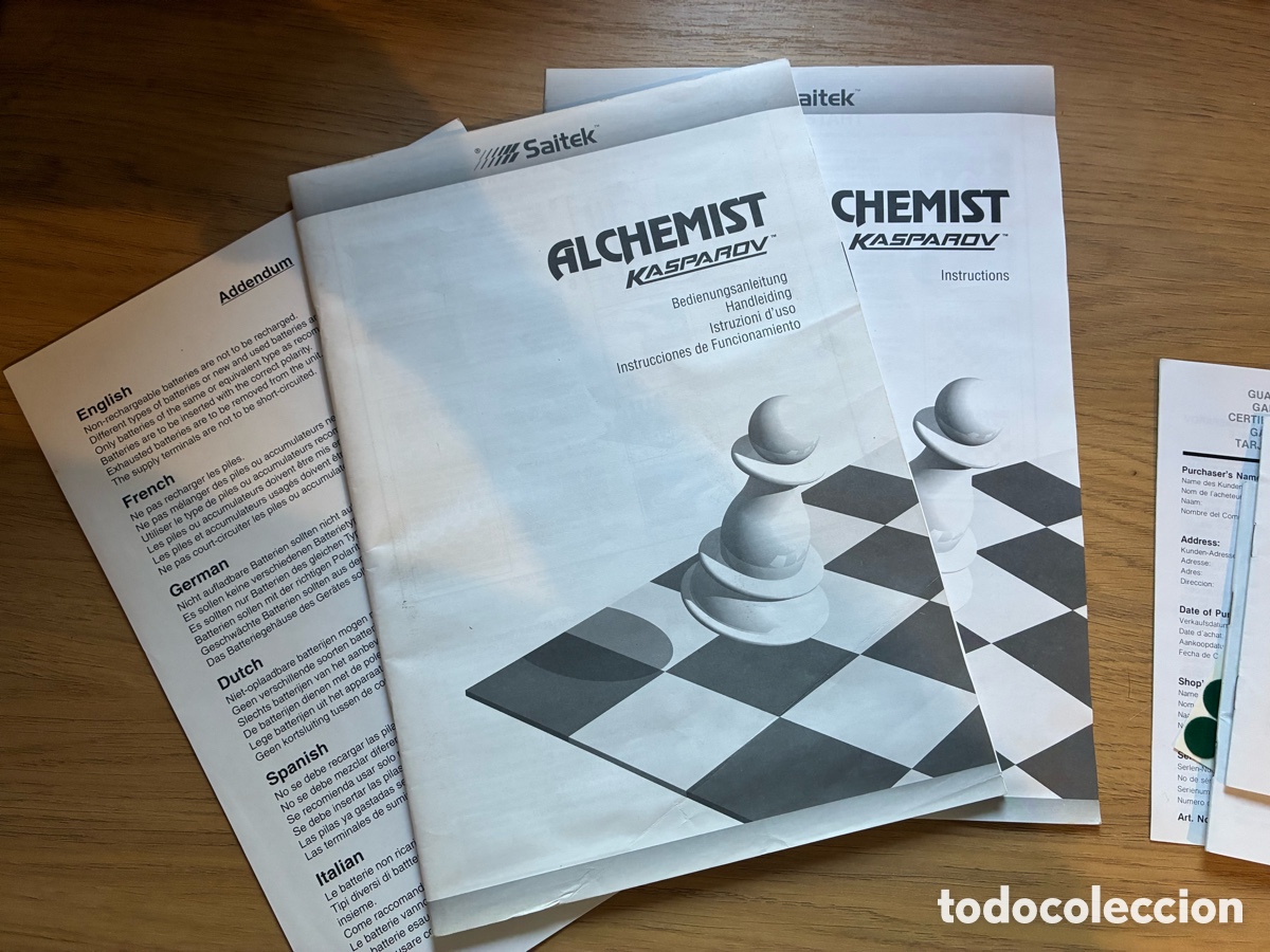 Juegos de mesa: Kasparov Alchemist Chess Computer (en caja) - Foto 8