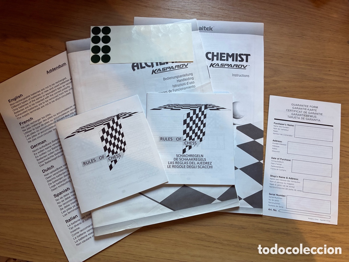 Juegos de mesa: Kasparov Alchemist Chess Computer (en caja) - Foto 9