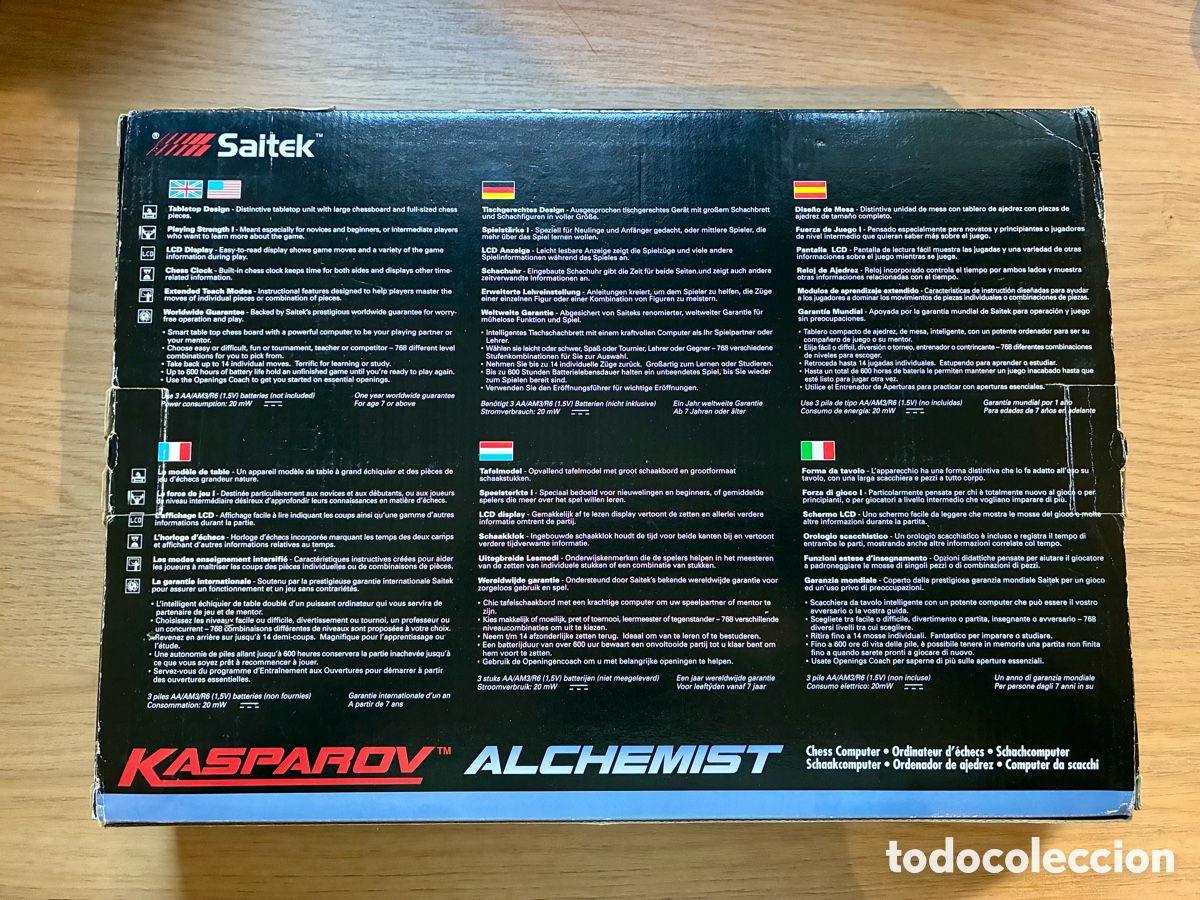 Juegos de mesa: Kasparov Alchemist Chess Computer (en caja) - Foto 11