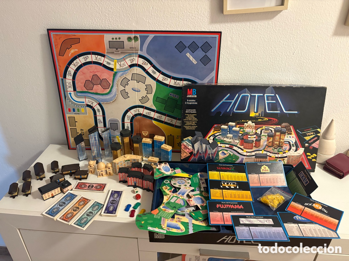 Juegos de mesa: Juego Hotel MB &bull; Juego de mesa 1986 &bull; Completo