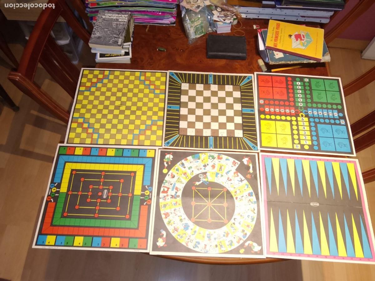 Juegos de mesa: Lote de 6, juegos geyper originales a&ntilde;os 60