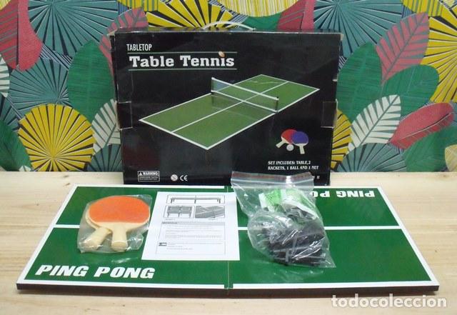 Juegos de mesa: Juego Mesa Ping Pong Table Tennis - Tabletop - Foto 2