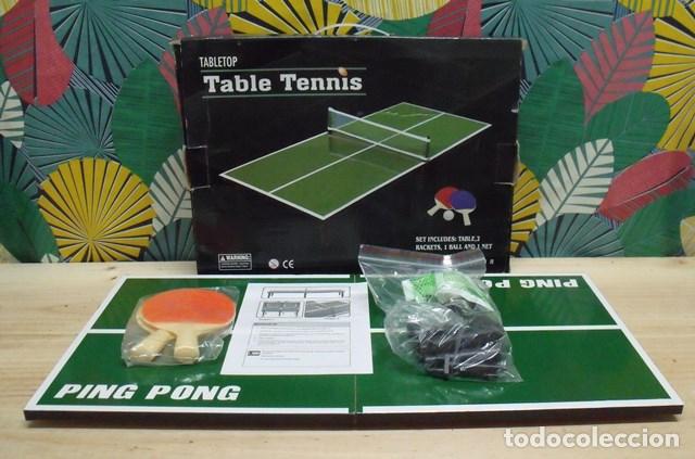 Juegos de mesa: Juego Mesa Ping Pong Table Tennis - Tabletop - Foto 3