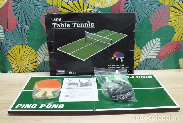 Juegos de mesa: Juego Mesa Ping Pong Table Tennis - Tabletop - Foto 1