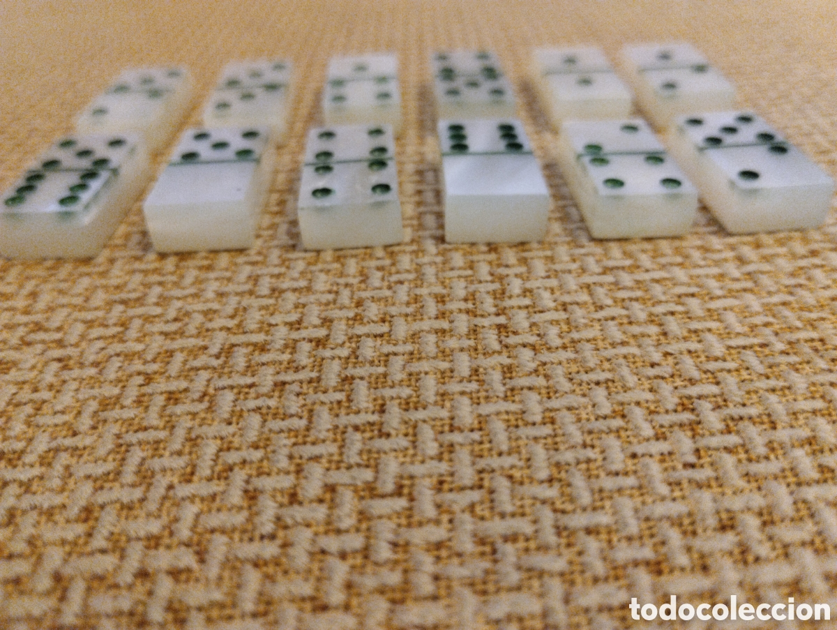 Juegos de mesa: Lote piezas domino nacar - Foto 3
