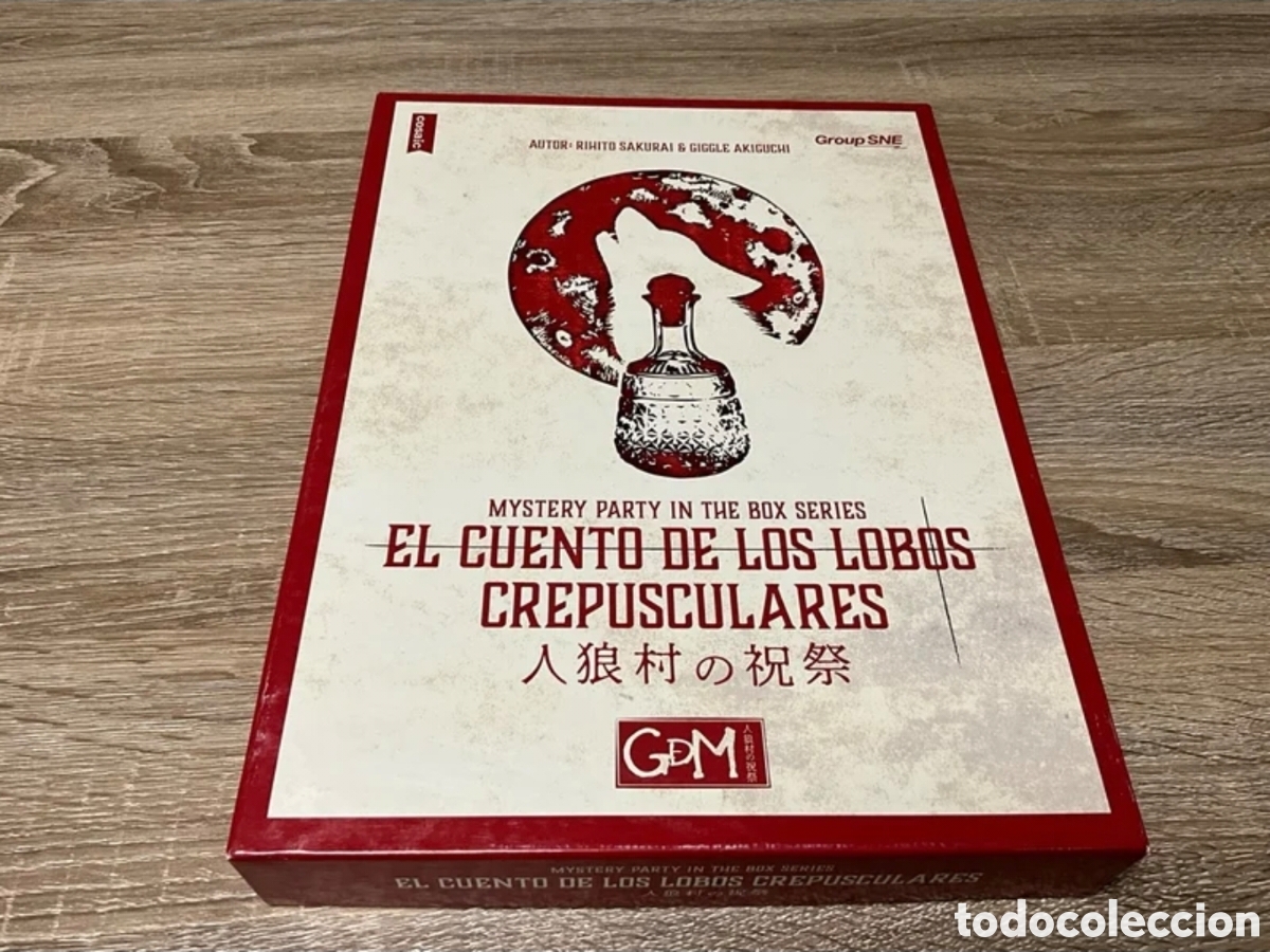 Juegos de mesa: Mystery party in the box Lobos crespusculares