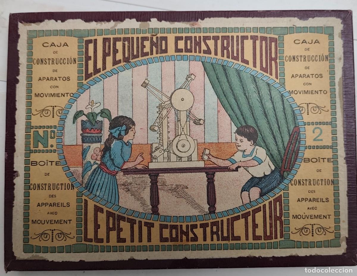 Juegos de mesa: EL PEQUE&Ntilde;O CONSTRUCTOR. Juego antiguo infantil de construcci&oacute;n (JG14)