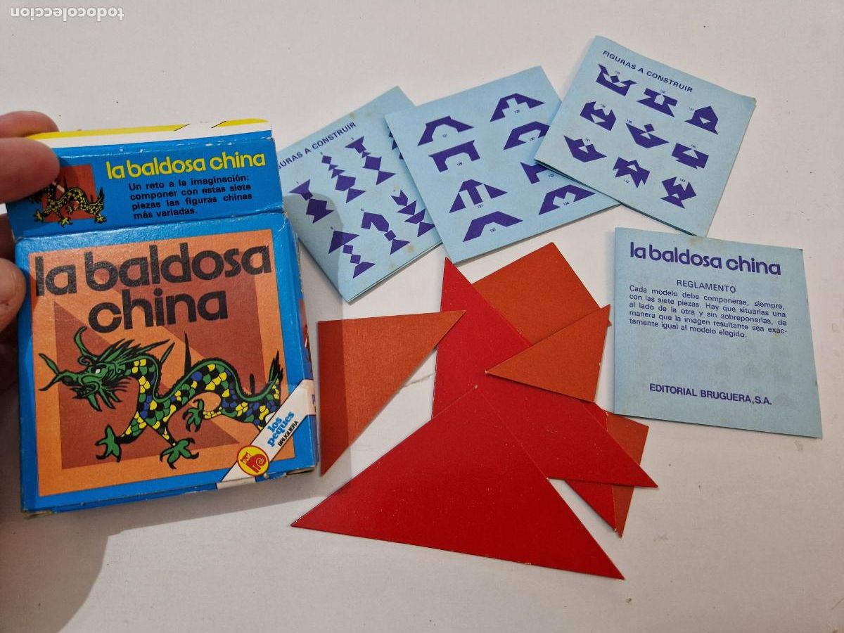 Juegos de mesa: antiguo juego bruguera los peques mini la balosa china vintage a&ntilde;os 90 egb sin uso