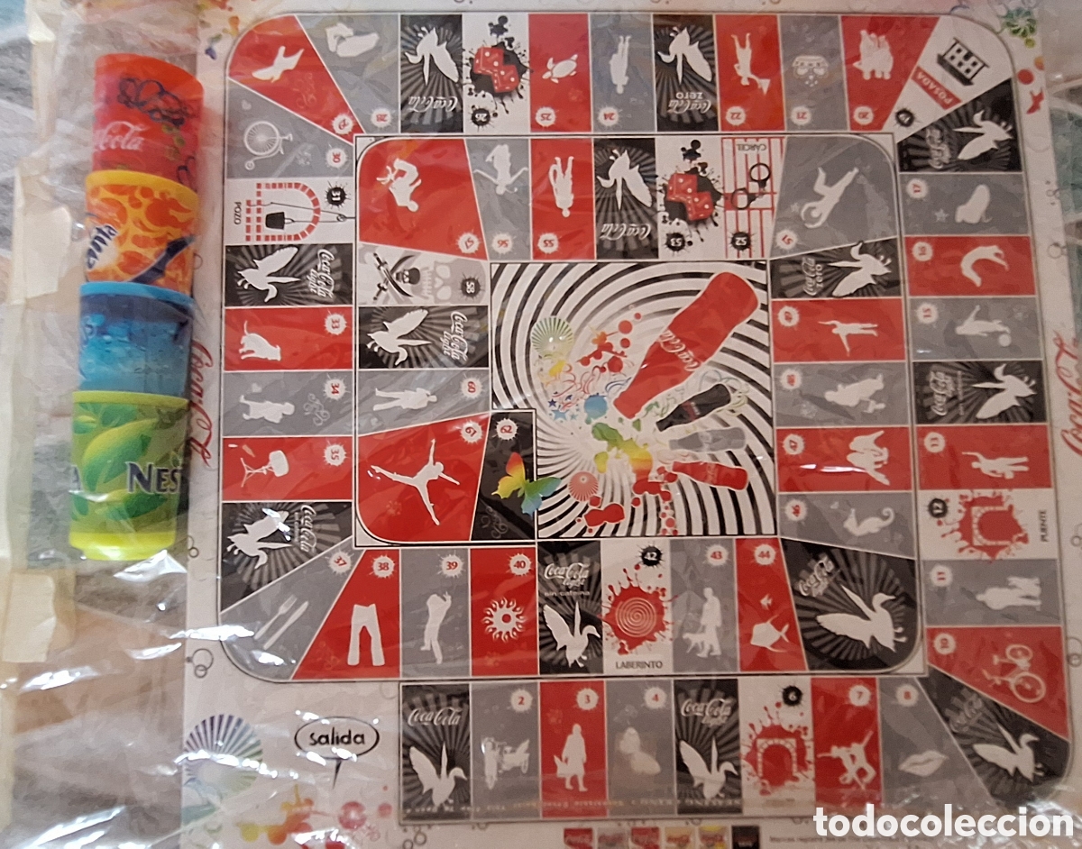 Juegos de mesa: Juego de Mesa Parch&iacute;s y Oca Coca-Cola - Foto 4