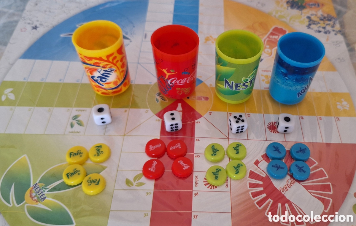 Juegos de mesa: Juego de Mesa Parch&iacute;s y Oca Coca-Cola - Foto 11