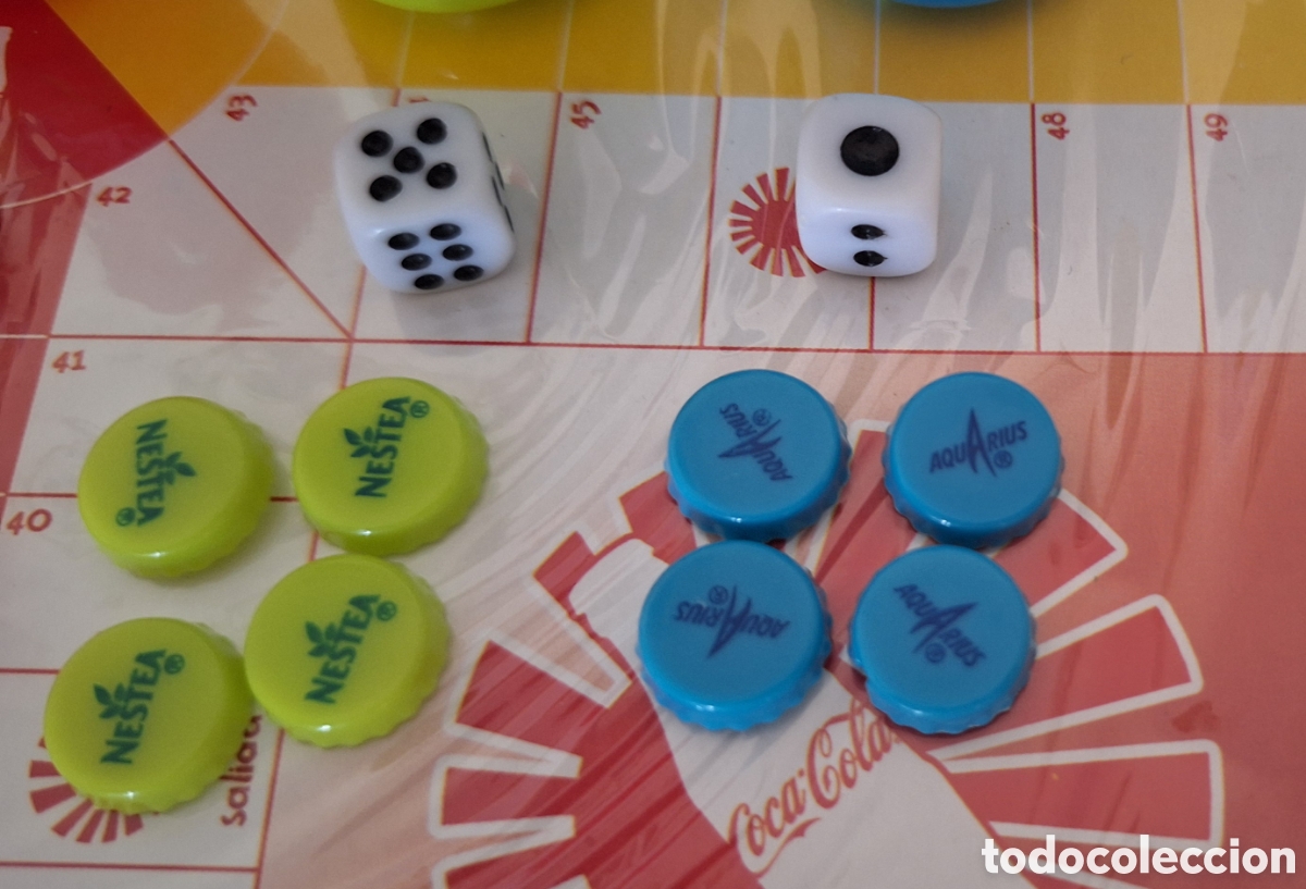 Juegos de mesa: Juego de Mesa Parch&iacute;s y Oca Coca-Cola - Foto 12